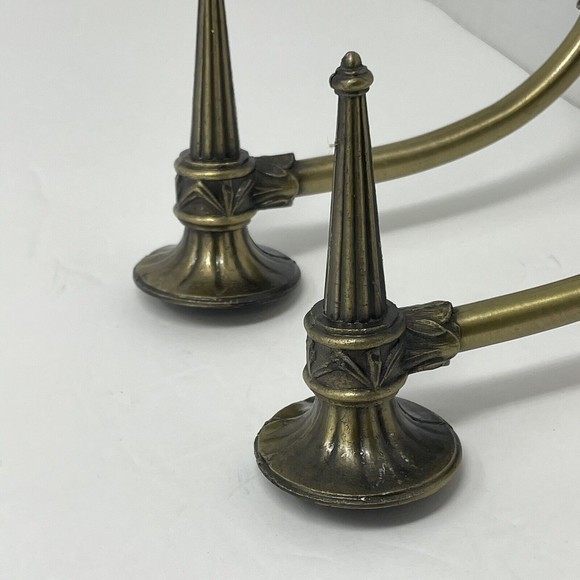 2 REL Brass‎ Colored Wall Hook Hanger Curtain Tie Back Hook 6” - Picture 4 of 12